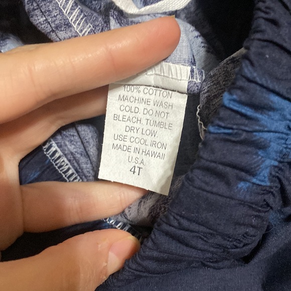 Pacific Legend Apparel Hawaiian Shirt and Shorts Set Size 4t - Picture 8 of 8